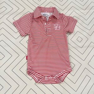 Garb University of Houston Striped Polo Onesie